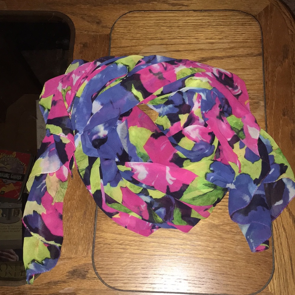 Charming Charlie Flower Scarf